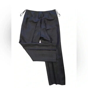 Evan  Picone Petite Black Ramie Trousers Size 12P